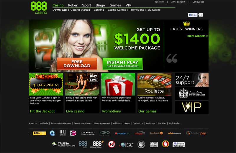 download the last version for mac 888 Casino USA