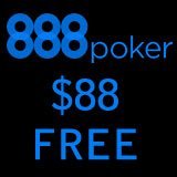 888 poker free 88 bonus