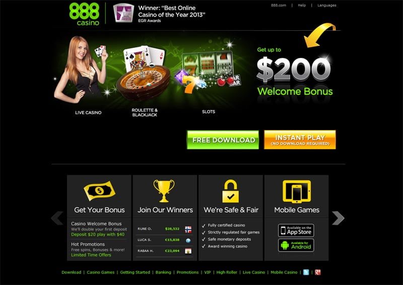 Casino 888 online free play