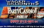 PartyCasino Fire Drake Online Slot Machine Bet Billionth Dollar Promo