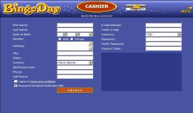 Bingoday sign up Bingo Day