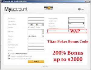 bonus code titan poker