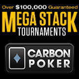 carbon poker mega stack tournaments