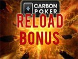 Carbon Poker reload bonus code