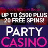 party casino 20 free spins