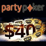 party poker bonus tournament tickets 40