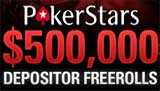 pokerstars deposit bonus poker stars freerolls