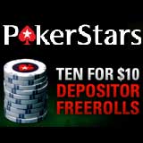 pokerstars freeroll poker stars