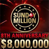 sunday million 8th anniversary