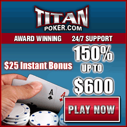 Titan Poker bonus code
